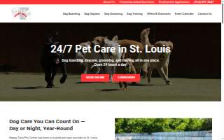 Happy Tails Inc of University City website