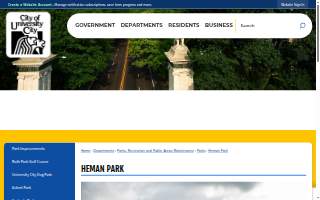 Heman Park Community Center website