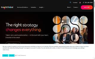 Insight Global of University City website