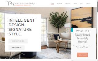 Marcia Moore Design website