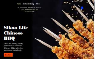 Sikao Life Chinese BBQ website