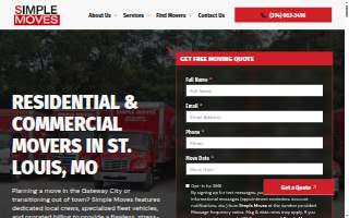 Simple Moves of Webster Groves website