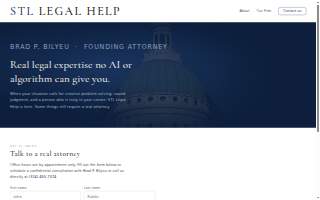 STL Defense Firm website