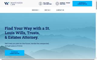Wayfinder Law of Ferguson website