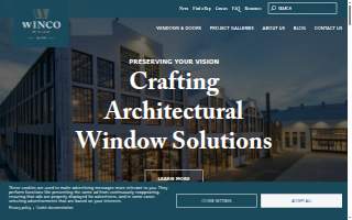 Winco Window Company of University City website