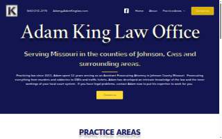 Adam King Law Office, LLC website