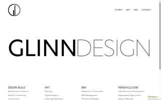 Glinn Design website