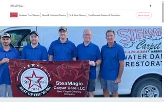 SteaMagic Carpet Care LLC website