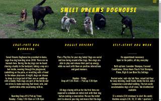 Sweet Dreams Doghouse website