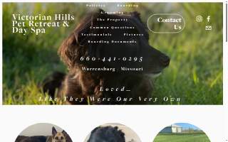 Victorian Hills Pet Retreat & Day Spa website