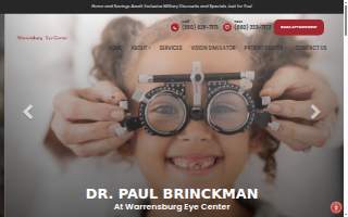 Warrensburg Eye Center website