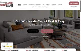 Warrensburg Wholesale Carpet website