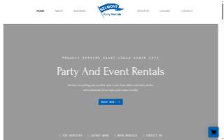 Belmont Party Rentals of Washington website