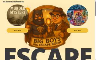 BigBoys big escape room website