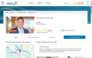 Christian D. Linz, DO website