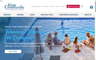 First Community Credit Union of Washington website