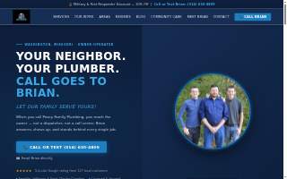 Posey Family Plumbing website