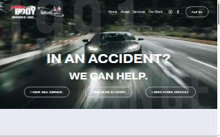 Pro Body Works website