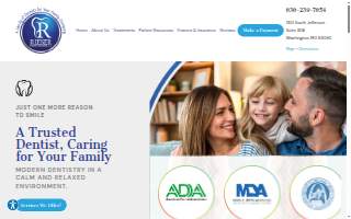 Rieser Family Dental website
