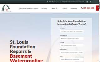 St. Louis Foundation Repairs website