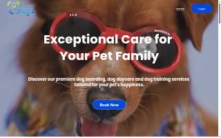 Wags Pet Resort website