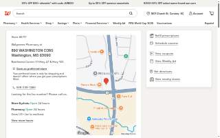 Walgreens of Washington website