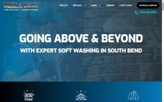 A&B Pressure Washing website
