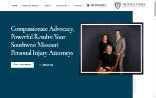 Dreyer & Tinney Law Firm website
