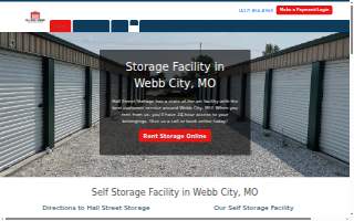 Hall Street Storage website