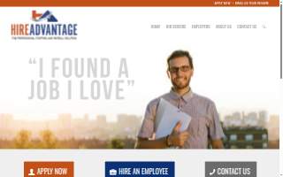 Hire Advantage website