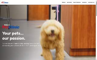 Madison Pet Clinic website