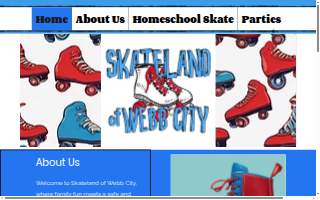 Skateland of Webb City website
