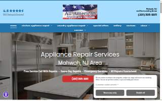 All American Appliance Service, LLC. website