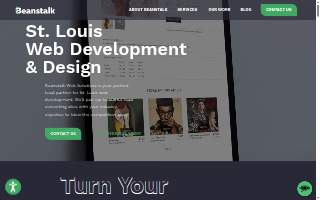 Beanstalk Web Solutions of Webster Groves website