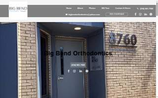 Big Bend Orthodontics website