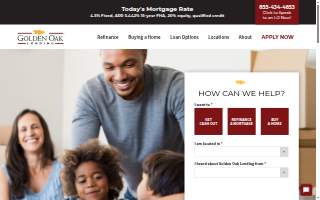Golden Oak Lending of Webster Groves website