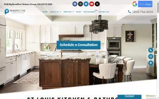 Perspective Cabinetry & Design of Webster Groves website