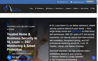 St Louis Alarm Co of Webster Groves website
