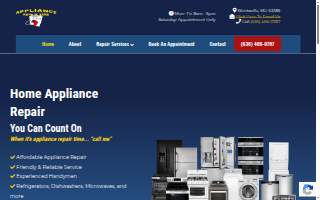 Appliance Repair Time website