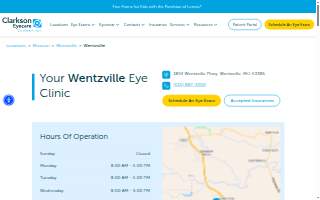 Clarkson Eyecare of Wentzville website