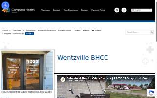 Compass Health Network - Behavioral Health Crisis Center of Wentzville website