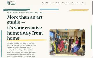 Crystal Worthy Art Studio website