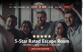 Escape on Main website