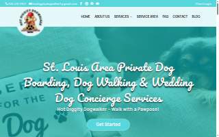 Hot Diggity Dogwalker website