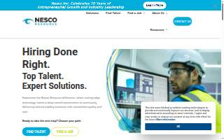 Nesco Resource | Staffing Services of Bardstown website