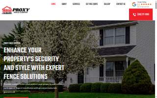 Proxy Fence Company website