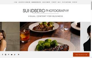 Sundberg Photography website