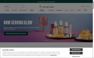 The Body Shop website