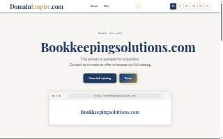 Bookkeeping Solutions website