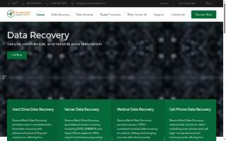 BounceBack Data Recovery website